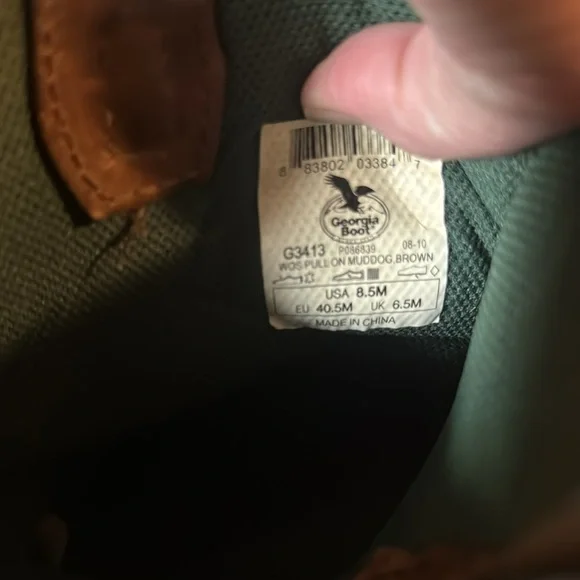 Georgia Boot Mud Dog Farm & Ranch Leather/Rubber Western Boots - Picture 2 of 12